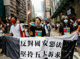  40 pictures from Hong Kong protests over China security law