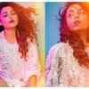 ​Sensuous in White Shimmery Outfit