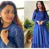 ​Slaying in Blue Gown