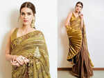 ​The glistening sari