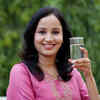 ​Drinking water while standing