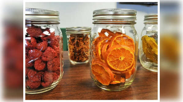 Canned fruits, vegetables and beans