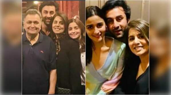 FIVE adorable pictures of Alia Bhatt and Ranbir Kapoor with birthday girl Neetu Kapoor