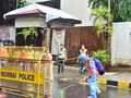 BMC sanitation workers rush to seal and sanitise Amitabh Bachchan's residence