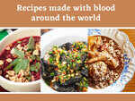 Recipes made with blood around the world