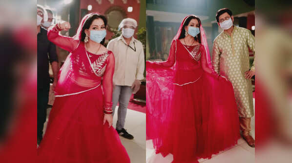 Shubhangi Atre is in fun mood