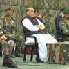 Ladakh: Defence minister Rajnath Singh, Chief of Defence Staff General Bipin Rawat and Army Chief General MM Naravane arrive at Stakna, Leh