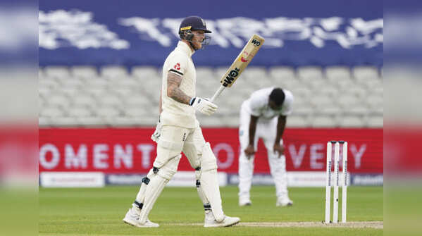 Ben Stokes survives sluggish outfield