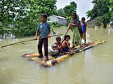 Pictures of flood which shows the devastation in Assam...