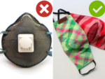 You may need to STOP wearing valved N-95 masks: Experts