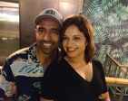 Robin Uthappa and his wife former tennis player Sheethal give major couple goals