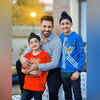 ​This all smiles picture of Gippy Grewal with his sons Ekomkar and Gurfateh is all things cute
