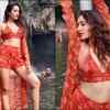 Article image for: <i class="tbold">travel junkie</i>! Pragya Jaiswal enjoys the waterfalls at Bali