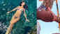 Amy Jackson sizzles in leopard print bikini as she takes a dip in the pool!