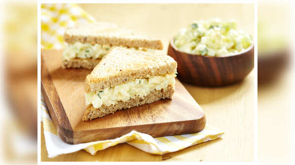 Hung curd sandwich
