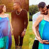 Article image for: Nataša Stanković and beau Hardik Pandya cradle her baby bump in new picture from <i class="tbold">maternity photoshoot</i>