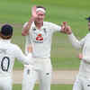 Article image for: Broad catches Chase in front of stumps