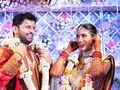 New pictures from Telugu actor Nithiin and girlfriend Shalini's private wedding ceremony