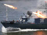 Spectacular pictures from Russia's Navy Day celebrations