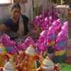 Madurai:Idol makers from Vilacheri say Covid-19 has affected their businesses as they haven't got orders for Ganesh idols ahead of Ganesh Chaturthi