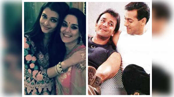 Aishwarya Rai Bachchan-Preity Zinta to Salman Khan-Sanjay Dutt: Take a look at lesser-known BFFs of Bollywood