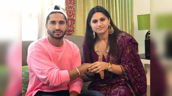 Jassie Gill and his sister