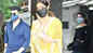 Kapoor siblings Janhvi Kapoor, Khushi Kapoor and Arjun Kapoor get spotted at their grandmother Nirmal Kapoor's residence in Andheri on Raksha Bandhan