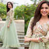 Article image for: The <i class="tbold">pelli choopulu</i> actress looks lovely in a floor-length ball style gown