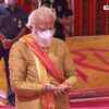 PM performs 'pushpanjali'
