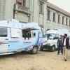 Karnataka: State Medical Education Minister Dr K Sudhakar inaugurates state's first Indian Council of Medical Research (ICMR) approved mobile Covid-19 testing labs.
