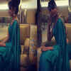 ​Pics: Monica Gill’s ethereal beauty gets double fold in this teal green saree