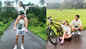 Sara Ali Khan smiles like a carefree kid as she enjoys ride on brother Ibrahim Ali Khan's shoulder amid nature