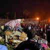 Rescue and relief efforts under way at the crash site