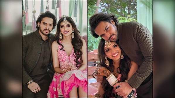 Sibling bond! Miheeka poses with her brother Samarth