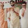 Bridegroom Rana Daggubati poses with father Suresh Babu and uncle Venkatesh ahead of his wedding