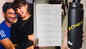 Rhea Chakraborty shares pic of a page from Sushant Singh Rajput's diary and a black sipper, claims it is the only property she has of the late actor