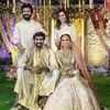 Ram Charan and Upasana pose with the new celebrity couple of the Telugu states