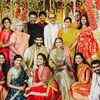 Newly-wed couple Rana Daggubati and Miheeka Bajaj with the entire Daggubati household