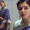Samantha Akkineni is a SIGHT TO BEHOLD in a grey-and-blue saree with an ethnic choker