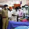 Tamil Nadu: 40 police personnel of Chennai Police donate blood plasma at Chennai's Rajiv Gandhi General Hospital. State Health Min Dr C Vijayabaskar also present.