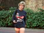 Princess Di’s famous “Virgin Atlantic” sweatshirt look