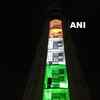 Delhi: India's tallest Air Traffic Control (ATC) tower at Delhi airport lit up in tricolour on the eve of 74th Independence Day 2020.