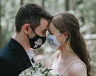 Lockdown weddings: Pictures of masked brides and grooms show that this is the new normal!​
