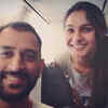 ​Andrea Jeremiah on the flight