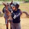 Pranitha Subhash's horse riding