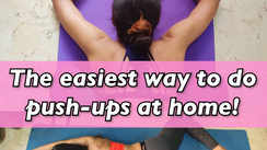 
Easiest way to do pushups at home

