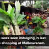Article image for: <i class="tbold">bengalureans</i> celebrate Ganesh Chaturthi in a low-key fashion, visit temple and markets with masks on