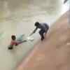 Article image for: Watch: 2 men save woman swept away by river in Karnataka’s Bellary