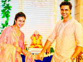 Divyanka Tripathi, Rashami Desai, Karishma Tanna and several other TV stars welcome Ganpati Bappa home
