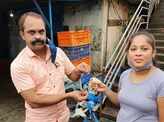 Happy faces: They all have got their stolen items back​